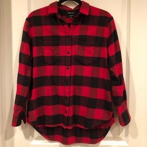 Madewell flannel shirt/coat